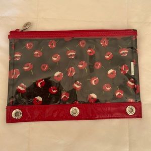 Vera Bradley pencil case zippered pouch for 3 ring binder